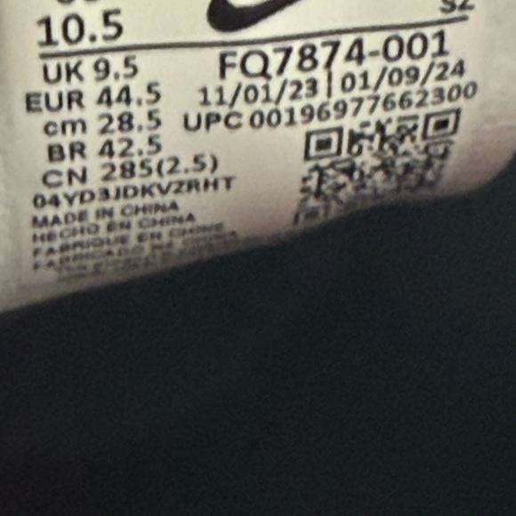 Nike Air Jordan ADG 5 Low Golf Shoes Black Red Bred FQ7874-001 Men’s Sizes Wide - Picture 11 of 13